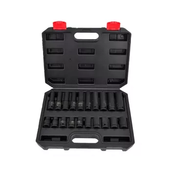 AWTOOLS AW38695BL 95-teiliger Chrom-Vanadium-Steckschlüsselsatz mit 1/4 Zoll, 3/8 Zoll, 1/2 Zoll Ratsche, Steckschlüsseln, Bits, Schraubenschlüsseln und Kunststoffkoffer