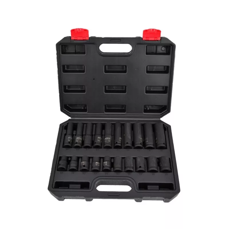 AWTOOLS AW38695BL 95-teiliger Chrom-Vanadium-Steckschlüsselsatz mit 1/4 Zoll, 3/8 Zoll, 1/2 Zoll Ratsche, Steckschlüsseln, Bits, Schraubenschlüsseln und Kunststoffkoffer