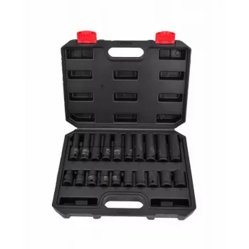 AWTOOLS AW38695BL 95-teiliger Chrom-Vanadium-Steckschlüsselsatz mit 1/4 Zoll, 3/8 Zoll, 1/2 Zoll Ratsche, Steckschlüsseln, Bits, Schraubenschlüsseln und Kunststoffkoffer