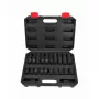 AWTOOLS AW38695BL 95-teiliger Chrom-Vanadium-Steckschlüsselsatz mit 1/4 Zoll, 3/8 Zoll, 1/2 Zoll Ratsche, Steckschlüsseln, Bits, Schraubenschlüsseln und Kunststoffkoffer