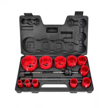 AWTOOLS AW49661 Bimetal-Lochsäge 60 mm mit variabler Zahnteilung für Metall, Holz, Kunststoff, Gipskarton und Trockenbau