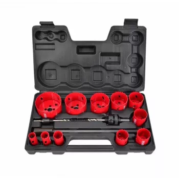 AWTOOLS AW49661 Bimetal-Lochsäge 60 mm mit variabler Zahnteilung für Metall, Holz, Kunststoff, Gipskarton und Trockenbau