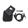AWTOOLS AW50507BL Auto-Dunkel-Schweißhelm mit Solarzelle und Lithium-Batterie, Schattierung 9-13, Sichtfeld 92x42mm