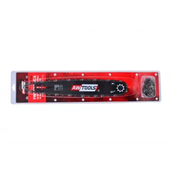 AWTOOLS AW80155 14-Zoll Halbmeißel-Kettensägekette, 3/8 Zoll Teilung, 1,3 mm Stärke, 52 Treibglieder