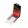 AWTOOLS Cobalt Metallbohrer-Set 19-teilig 1,0-10,0 mm HSS-Co M35 DIN 338