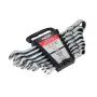 AWTOOLS Kombinationsschlüssel-Satz mit Ratsche, 8-teilig, 8-22mm, Chrom-Vanadium-Stahl, DIN 3113