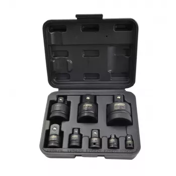 AWTOOLS Impact-Stecknuss-Adapter- und Reduzierset, 8-teilig, CrMo, Black Line