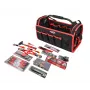 AWTOOLS MAXI Master Werkzeugsatz 120-teilig, allgemeiner Handwerkzeugsatz mit Werkzeugen aus Chrom-Vanadium-Stahl, Schlagfestkoffer