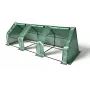 AWTOOLS Mini-Folienschachtunnel-Gewächshaus 295x95x95cm verzinkter Stahlrahmen mit UV-beständiger PE-Abdeckung