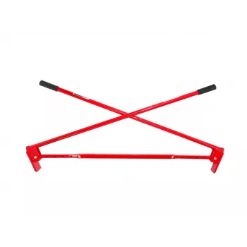 AWTOOLS Pflasterklammer mit Parallelgriff, 100-400 mm Backenöffnung, 100 kg Tragkraft, Stahl, für zwei Personen