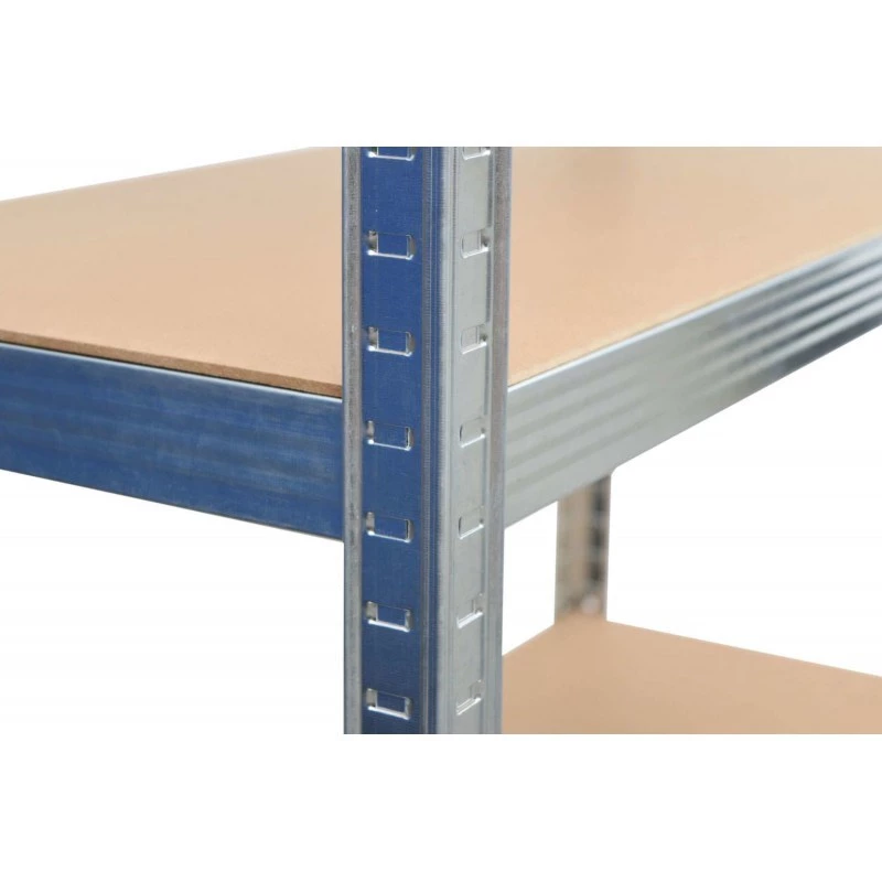 AWTOOLS Regal 5 Böden 180x90x40 cm Belastung 250 kg pro Boden 5,0 mm verzinkter Stahl