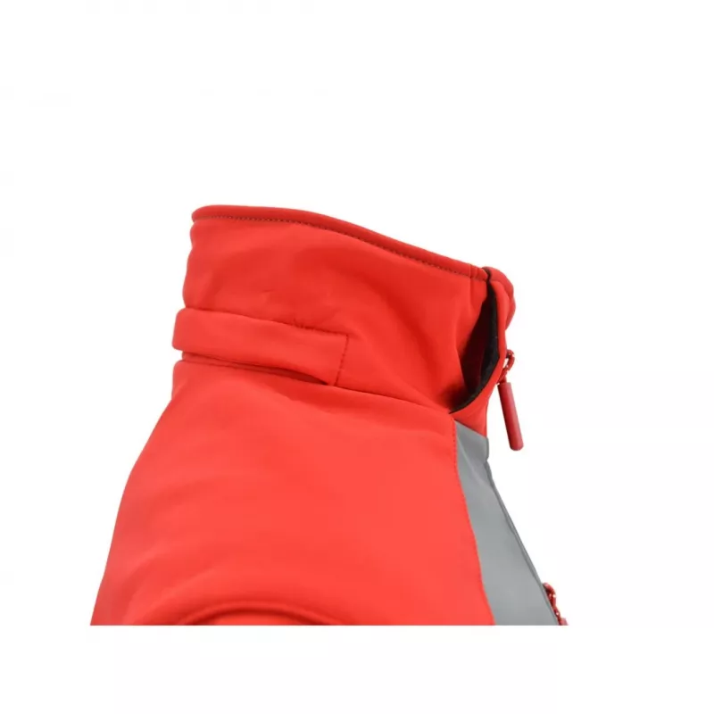 AWTOOLS Softshell Jacke Sweatshirt T4 Rot-Grau Größe S
