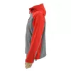 AWTOOLS Softshell Jacke Sweatshirt T4 Rot-Grau Größe S