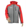 AWTOOLS Softshell Jacke Sweatshirt T4 Rot-Grau Größe S
