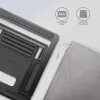 AXAGON STND-L Notebook-Ständer 10-16 Zoll Aluminium klappbar höhenverstellbar Silber