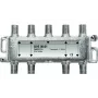 AXING BVE 8-02 8-fach F-Typ Verteiler 5-2400 MHz, 75 Ohm, Druckguss-Zinkgehäuse