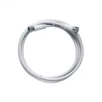 Axing MAK 200-80 SAT-Verbindungskabel 2m Weiß 85dB F-Stecker auf F-Stecker