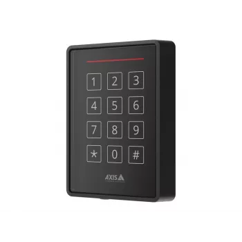 Axis A4131-E Reader - RFID Contactless Reader/Keypad - Wired - Black, NCS S 9000-N