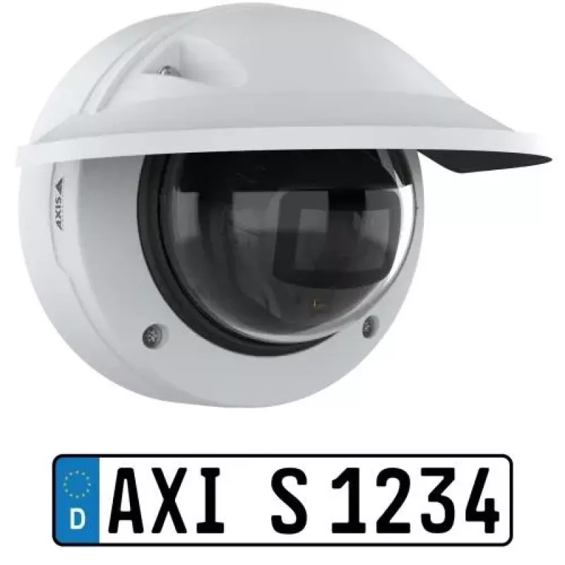 AXIS P3285-LVE 4MP Außen-Varifokal-IP-Sicherheitskamera mit 10mm Objektiv, Lightfinder 2.0, Forensic WDR, IK10, IP66, PoE (03631-001)
