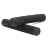 Aztek Lite Grips Grau - Weiche TPE Scooter-Griffe mit Nylon-Bar Ends (Paar)