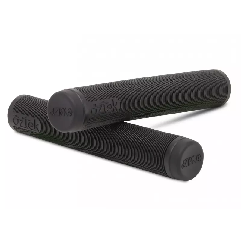 Aztek Lite Grips Ruby - TPR Rippen Scooter-Griffe mit Lenkerenden (Paar)