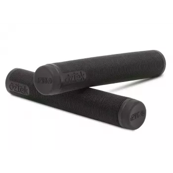 Aztek Lite Grips Ruby - TPR Rippen Scooter-Griffe mit Lenkerenden (Paar)