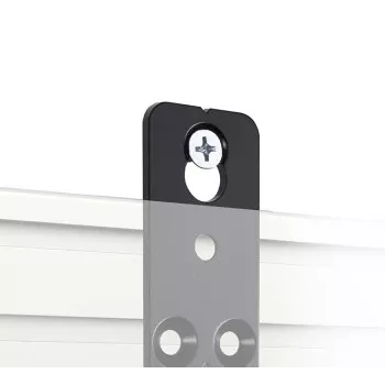 B-TECH SYSTEM X Schienenmontagehalterung für BT8390 - 5mm von der Wand, Schwarz
