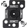 Bachmann 375.542 Einzel-Geräte-Montageplatte 50x50 mm, Schwarz