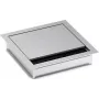 BACHMANN Aluminium quadratische Kabeldurchführung, silber eloxiert, 80x80mm, Bürstendichtung, zum Einlegen, 930 Serie 5073741