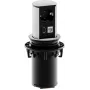 Bachmann ELEVATOR Unterputz-Pop-Up-Schreibtischanschlusspanel mit Schuko, RJ45 Cat 6, USB 3.0 Typ A - Mattschrom (928.005)