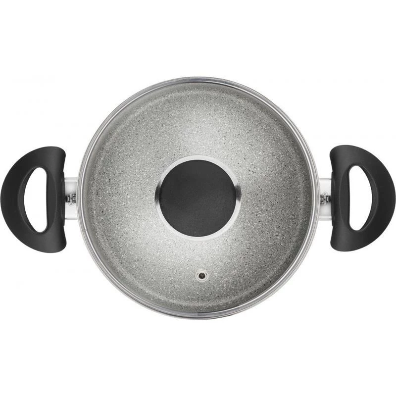 BALLARINI Ferrara 20 cm Bratpfanne mit 4 mm Boden, Titanium Mineralia Antihaftbeschichtung, Induktionsgeeignet, Soft-Touch-Griff