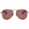 BALMAIN BPS-125E-62 Herren Pilot Sonnenbrille Gunmetal Grau 62mm