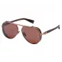 BALMAIN BPS-125E-62 Herren Pilot Sonnenbrille Gunmetal Grau 62mm