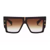 BALMAIN Damen-Sonnenbrille BPS-144C-57 Cat Eye Acetatrahmen graue Gläser 57/14/145 mm