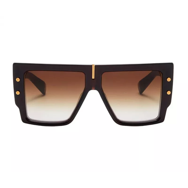 BALMAIN Damen-Sonnenbrille BPS-144C-57 Cat Eye Acetatrahmen graue Gläser 57/14/145 mm