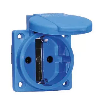 BALS 71094 Schuko Aufputz-Steckdose 16A 2P+E IP44 Grau