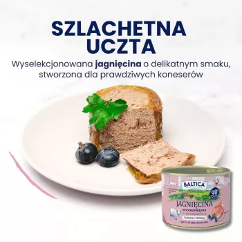Baltica Smaki Regionów Adult Katzenfutter mit Lamm, 400g Dose