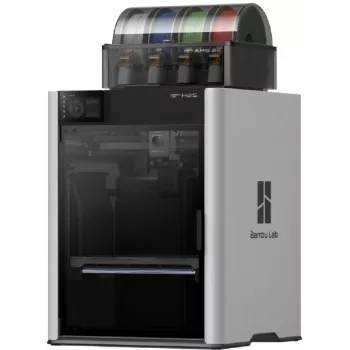 Bambu Lab H2S Combo 3D-Drucker mit AMS, 256x256x256mm, 500mm/s, vollständig geschlossen, Schwarz
