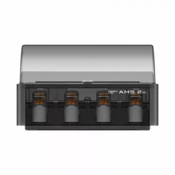 BambuLab AMS 2 Pro Automatisches Materialsystem für Bambu Lab 3D-Drucker, 4-Spulen-Mehrfarbendruck, RFID-Filamenterkennung, Feuchtigkeitskontrolle, Schwarz