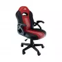 Baracuda ABALONE-B/R Gaming Chair Black/Red – Ergonomisches PU-Leder, 2D-Armlehnen, Gaslift Klasse 4