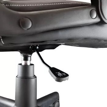 Baracuda ABALONE-B/W Gaming Chair, Schwarz/Weiß mit 2D-Armlehnen und 150° Neigung