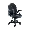Baracuda ABALONE-B/W Gaming Chair, Schwarz/Weiß mit 2D-Armlehnen und 150° Neigung
