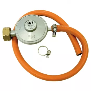Barbecook BC-ACC-7184 Gasdruckregler mit 75-cm-Schlauch, 30 mbar, G5, Niederlande