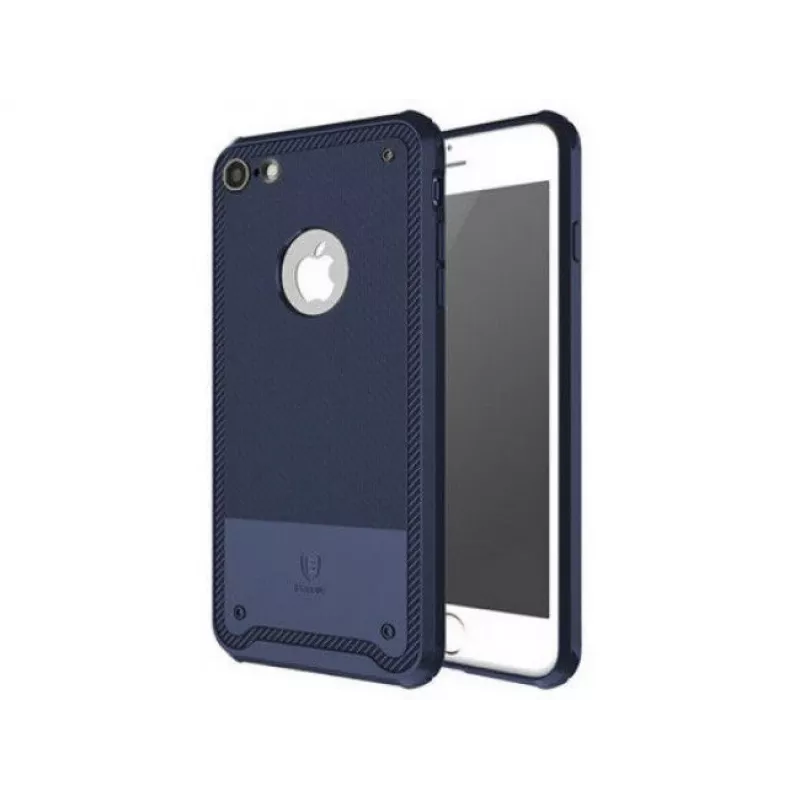 Baseus Apple Shield Case für iPhone 7 ARAPIPH7-TS15 Dunkelblau
