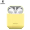 Baseus Apple Silica Series Ultra-dünne Silikon-Schutzhülle für AirPods 1/2 Gelb