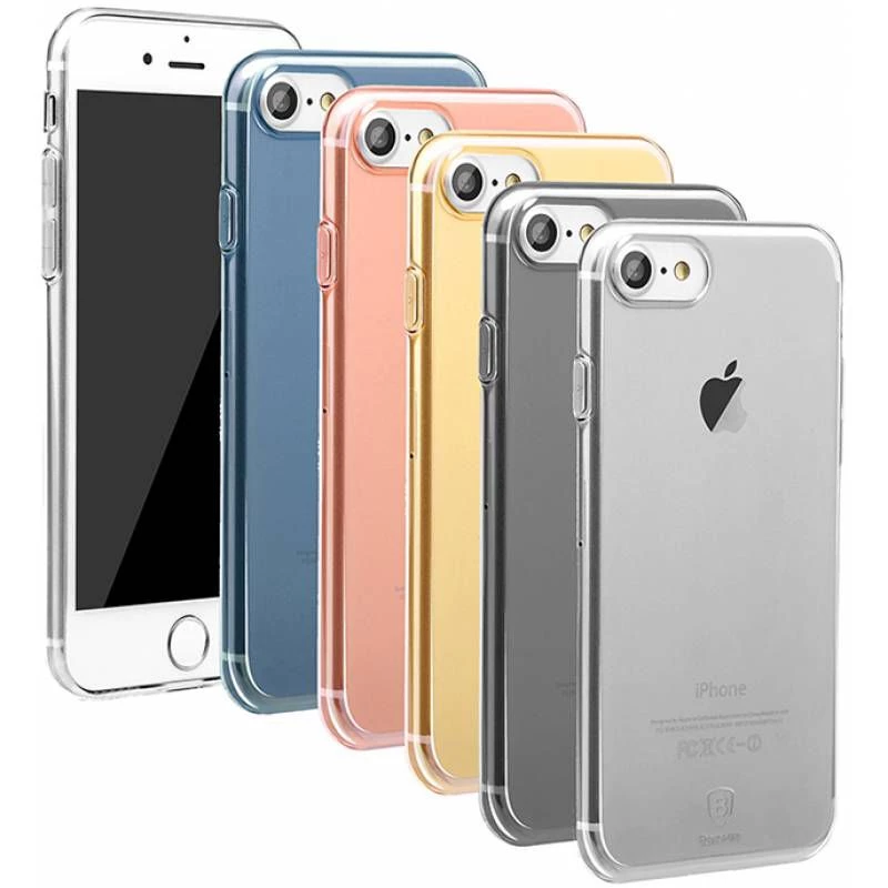 Baseus Apple Simple Series Case für iPhone7 ARAPIPH7-A03 Transparent Blau