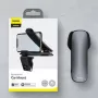 Baseus Big Mouth Pro Handyhalterung - Armaturenbrett- & Windschutzscheibenhalterung, 360° Drehung, ausziehbarer Arm, Schwarz