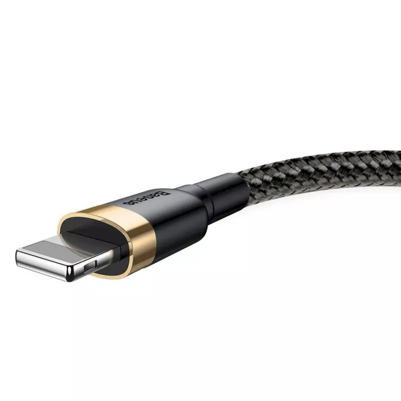 Baseus Cafule Lightning-Kabel 2A 3m Gold/Schwarz (CALKLF-RV1)