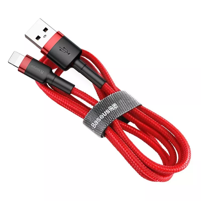 Baseus Cafule Lightning-Kabel 2A 3m Rot/Schwarz (CALKLF-R09)