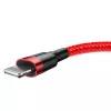 Baseus Cafule Lightning-Kabel 2A 3m Rot/Schwarz (CALKLF-R09)